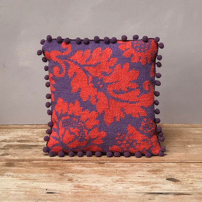 The Venetian Pattern in soft purple and dark orange