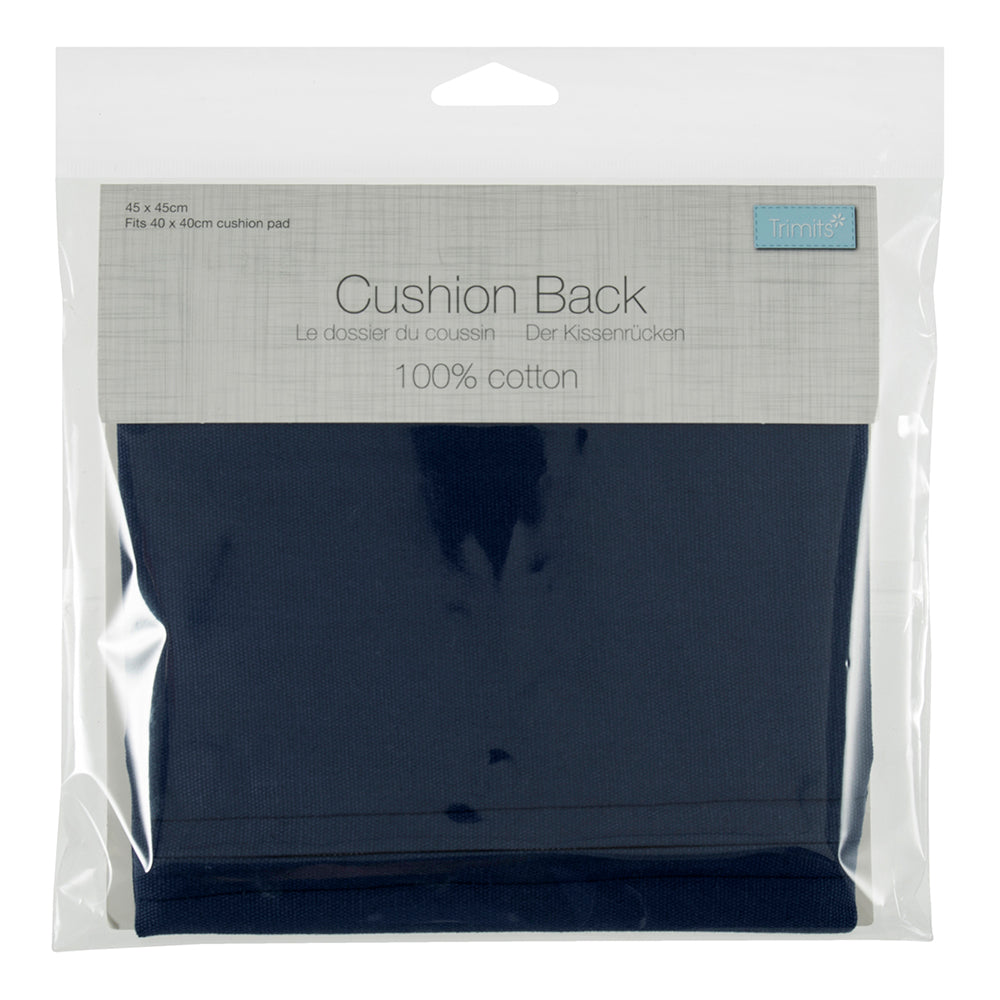 Cushion back with zip