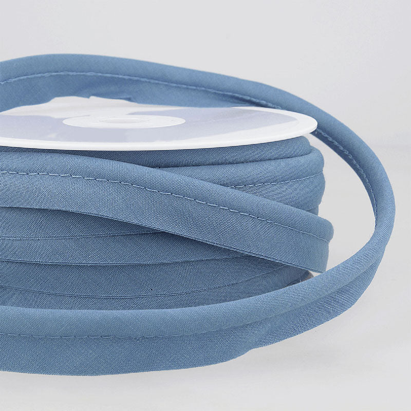 Piping cord trim in china blue